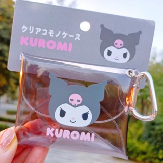 ins可愛卡通三麗歐 透明果凍零錢包 韓國夏季手提kitty美樂蒂零錢包 凱蒂貓名片包