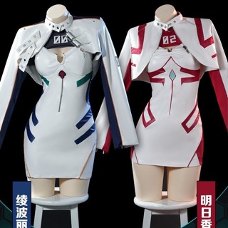 EVA新福音戰士明日香綾波麗COS機車服同人皮衣cosplay服裝