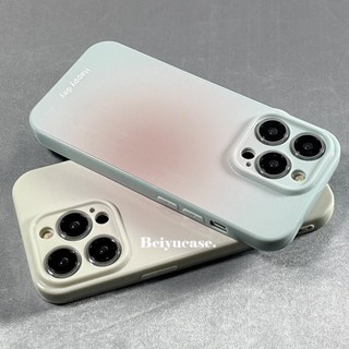 素色暈染 簡約 手機保護殼適用於 iPhone 11ProMax XS 15 16ProMax 13Pro 7plus