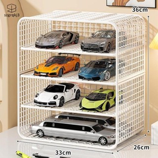[szgrqkj3] 模型車展示櫃便攜式鐵飾收納盒,用於收藏家