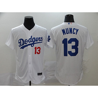 MLB球衣洛杉磯道奇隊 Los Angeles Dodgers 男士 13# Muncy 棒球服球衣