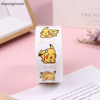 精靈寶可夢 (duyongmoon) 500PCS 可愛神奇寶貝系列皮卡丘卷貼裝飾手帳貼紙密封膠帶卡通貼紙玩具 [新]