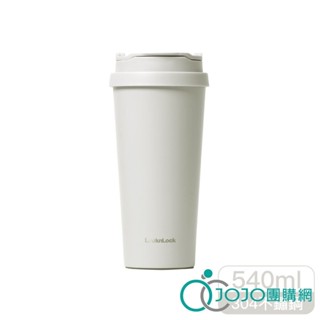 【JOJO】樂扣 溫感手提咖啡杯540ml(白)
