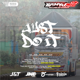 Just do it 切割貼紙各種皮卡車窗貼 just do it 卡車車身變化貼紙