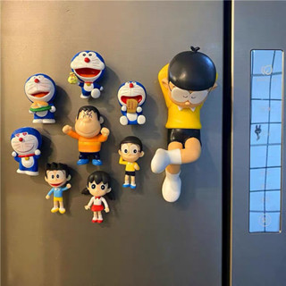 冰箱貼 ✨️磁力貼 ✨️【磁吸牢固】叮噹哆啦A夢機器貓大雄胖虎靜香小夫冰箱貼 立體3d磁性留言磁鐵現貨免運