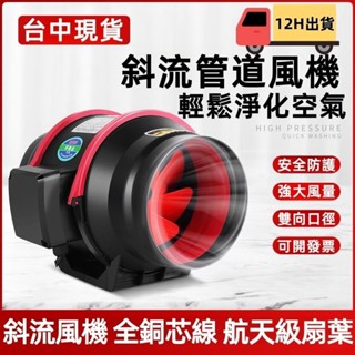 免運費【臺中現貨】 高低速排風扇 排風機 附遙控 110V電線加長140-190公分 倉庫換氣扇 管道抽風機 管道風機