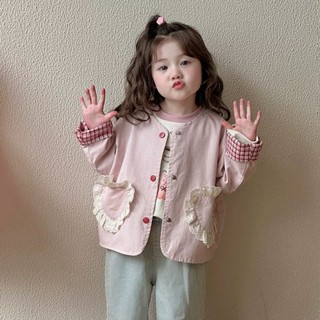 (JUJA童裝)女童風衣外套春秋款新款兒童洋氣韓版春裝女寶寶春季寬鬆上衣