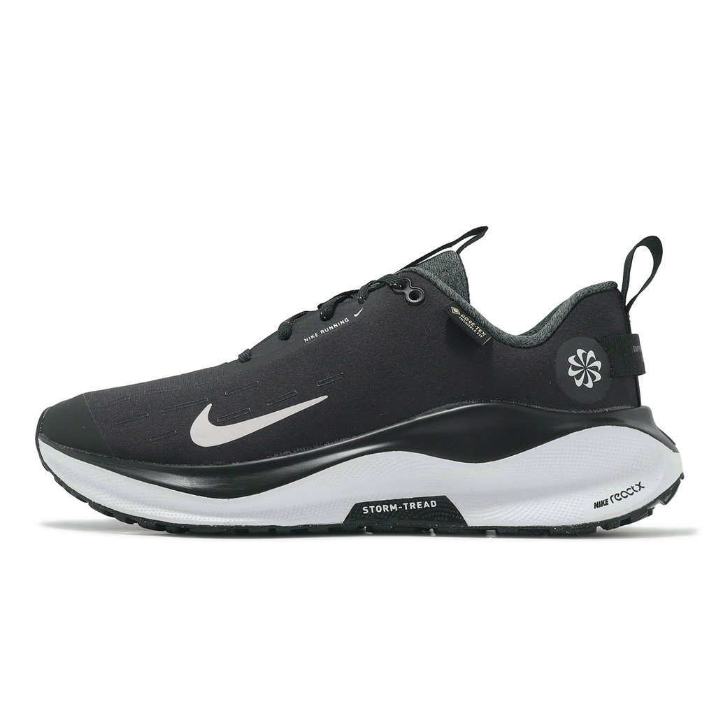 Nike 慢跑鞋 ReactX Infinity Run 4 GTX 女鞋 黑白 防水 [ACS] HQ0264-004