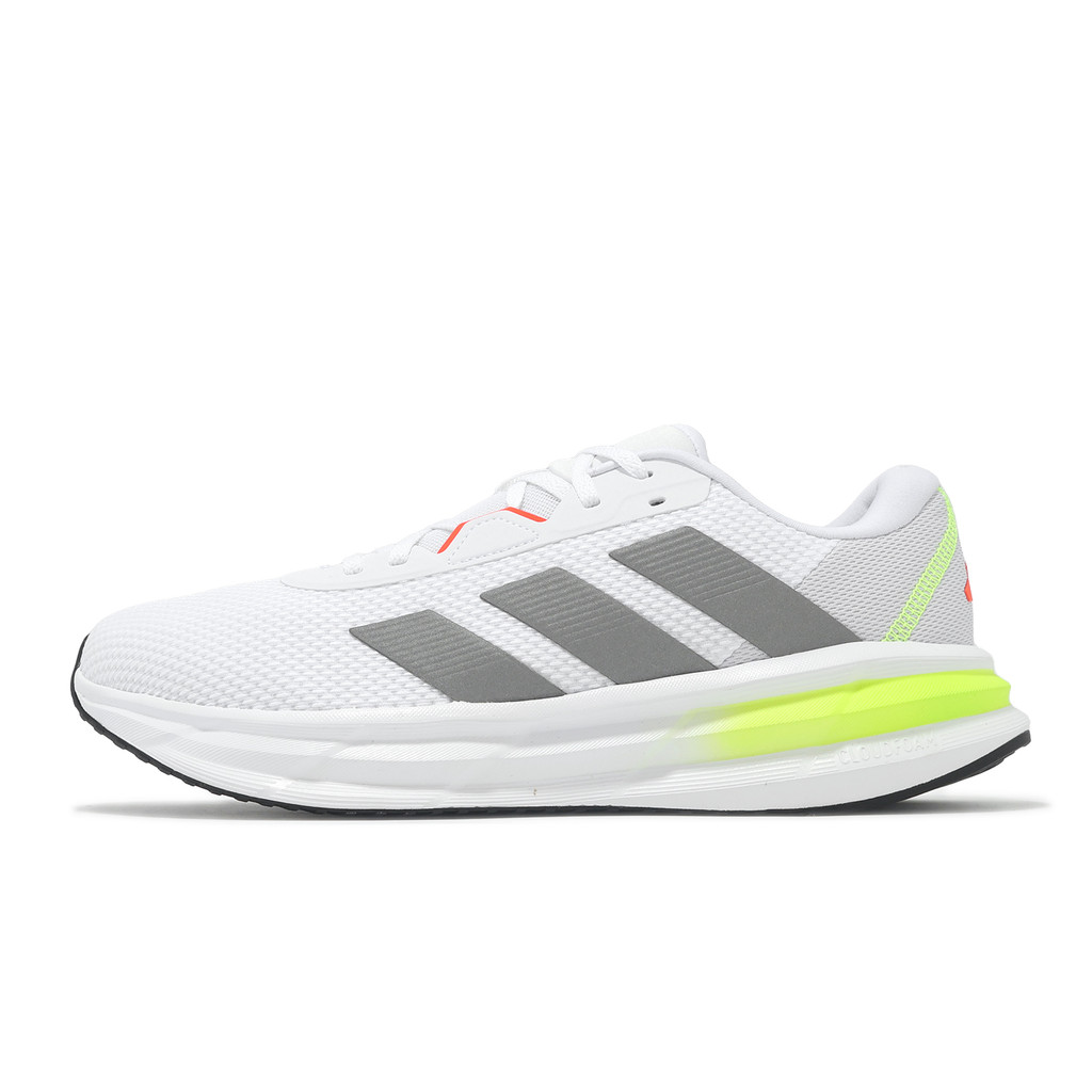 adidas 慢跑鞋 Galaxy 7 M 男鞋 白 銀 愛迪達 路跑 基本款 運動鞋 [ACS] ID8759