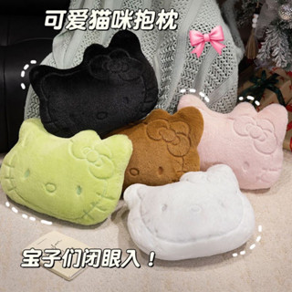 helloKitty抱枕卡通可愛柔軟午休枕沙發靠背枕kt貓毛絨玩具