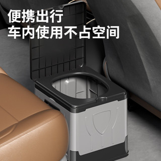 車載折疊馬桶 成人自駕遊專用 戶外露營應急坐便器