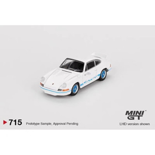 模型 模型 MINIGT 1:64 保時捷Porsche 911 Carrera RS 白色 合金車模型715