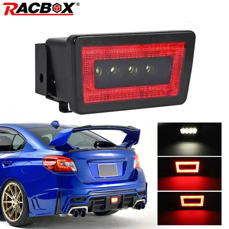斯巴魯翼豹WRX/STI XV Crosstrek霧製動倒車燈3rd停止倒車燈的髮光二極管尾燈12v 24v後保險槓信號