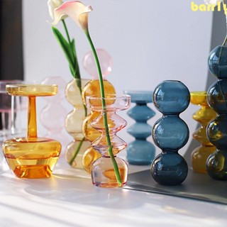 BARR1Y玻璃花瓶禮品花盆花飾婚禮派對INS玻璃瓶餐桌擺件
