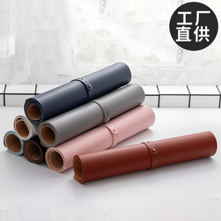 玻璃滑鼠墊 電競滑鼠墊 滑鼠墊 軟木皮革滑鼠墊超大電腦鍵盤辦公桌墊定圖案LOGO學生書桌寫字墊子
