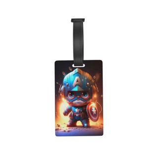 Marvels 美國隊長行李牌地址卡姓名牌旅行必備品