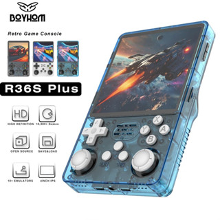 BOYHOM R36Plus 大屏幕 Linux 操作係統複古遊戲機 R36S Plus 4.0 英寸 IPS 螢幕 W