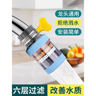 【臺灣發出】水龍頭延伸過濾器 廚房淨水神器 家用自來水通用淨化 花灑 濾水器 便捷型
