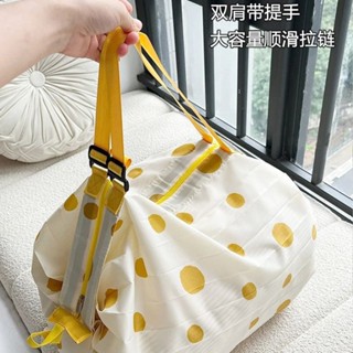 新店特惠/折疊旅行收納包便攜衣物洗漱包大容量短途行李袋齣差化妝品手提包