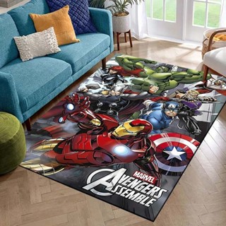 MARVEL 漫威超級英雄系列卡通地毯適合臥室客廳家用沙發裝飾兒童裝飾地墊