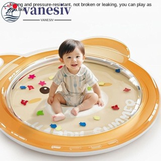 VANESIV充氣拍打墊,兔子PVC兒童充氣拍拍,幼兒洗澡水玩具熊舒服的防漏嬰兒水墊衝浪