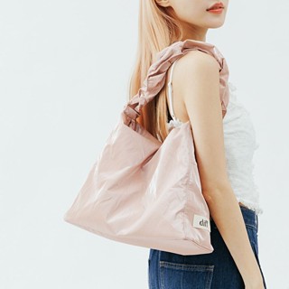 韓國Diff Large Satin Bag流浪包/ 啞光緞面大款/ 肩揹包/ 托特包/ 金粉色 eslite誠品【預購】