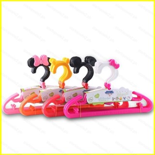 ST2 5PCS Hello Kitty 米奇米妮小熊維尼兒童卡通塑膠衣架嬰兒可愛實心褲架 TS2