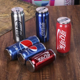 易拉罐水杯 可樂杯子 真空保溫杯 保冷杯 不鏽鋼水杯 潮流創意不鏽鋼吸管杯 304吸管杯 咖啡杯