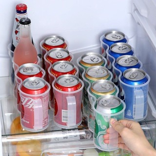 滿額免運#冰箱飲料收納盒神器啤酒可樂易拉罐滾動抽屜式廚房整理置物架
