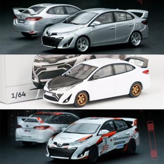 POPRACE 豐田 VIOS 威馳 銀色 拓意 POP 合金汽車模型