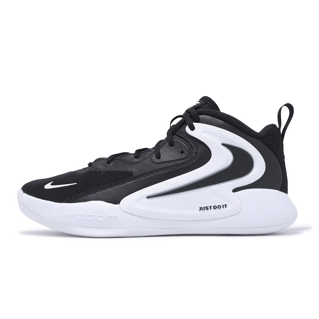Nike 排球鞋 Zoom Hyperset 2 男鞋 黑 白 緩震 羽排鞋 室內運動 [ACS] FQ7070-001