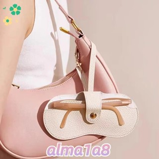 ALMA1A8眼鏡袋,皮革軟太陽眼鏡盒,簡單小袋便攜式眼鏡盒