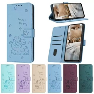 堆堆貓咪掀蓋皮套 手機殼 適用三星 note20 Ultra note10+ note9 note8 note10ite