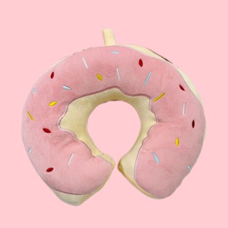 【現貨】網紅創意禮品甜甜圈u型枕卡通u形PP棉頸枕便攜脖子辦公午睡頸枕 學生周邊 辦公室 送禮