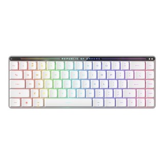 ASUS 華碩 ROG FALCHION RX Low Profile 矮軸 青軸 65% 精巧無線電競鍵盤 綠風潮