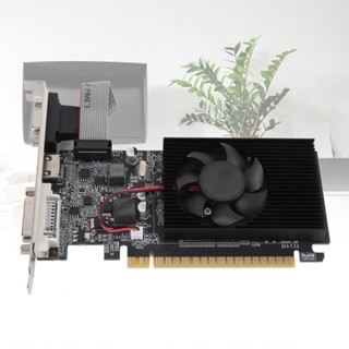 1GB DRR3 64Bit 遊戲顯示卡支援 VGA DVI 高畫質多媒體介面 PCI Express 1.1 X16 電腦