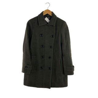BURBERRY LONDON 外套 海軍大衣 卡其色 羊毛 日本直送 二手