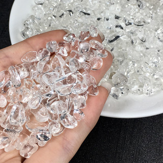 【天然白水晶碎石】消磁石 消磁水晶碎石 凈化 招財開運 優質白水晶散石 魚缸裝飾 香薰擴香石 財神廟祈福 能量水晶