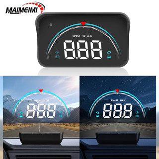 M8 汽車平視顯示器 OBD2 HUD 超速電壓警告汽車電子水溫汽車電子配件