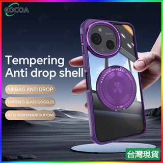 日本進口五金鎧甲防摔保護殼360°旋轉支架磁吸手機殼 夏普Sharp Aquos Sense9 Wish4 不發黃透明殼