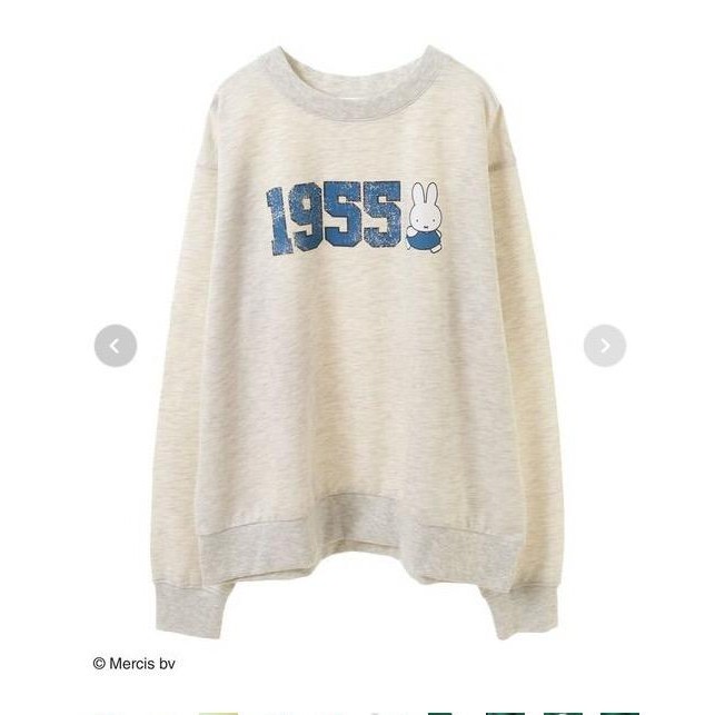 花寶寶日本童裝🌈女裝❥ Miffy 數字1955毛圈上衣 S-XXL