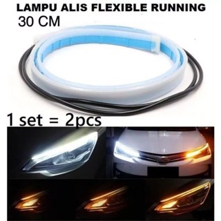 VBAR45 LED DRL SEIN 行車眉燈 30 CM 2 模式無點柔性摩托車車超薄防水 12V LED 日間行車