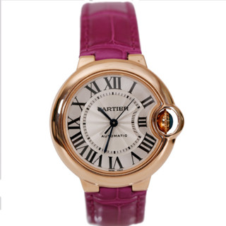 Cartier 卡地亞藍氣球W6920069玫瑰金手錶女自動機械名錶鐘錶