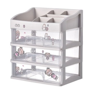 限時特惠💕【15.1萬人收藏】(首單直降)桌麵抽屜式化妝品收納盒多層宿捨大容量收納盒桌麵ins 壹品生活家居
