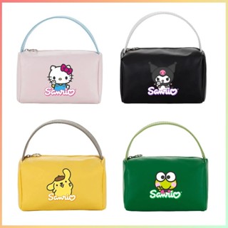 三麗鷗系列化妝包 HelloKitty 旅行便攜 PU 防水馬桶包 Kuromi 大容量手提樣品收納包