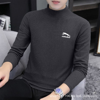 YLIE 德絨恆溫自發熱保暖內衣 加絨厚內搭 男裝打底衫 半高領長袖t恤 秋衣 長袖t賉男 男長袖t賉 保暖衣 上衣