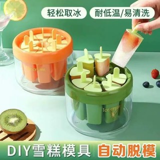 樂銷【店鋪熱銷】雪糕模具家用食品級自製冰淇淋兒童雪糕冰糕冰格製冰儲冰盒驅鳥器5.6*