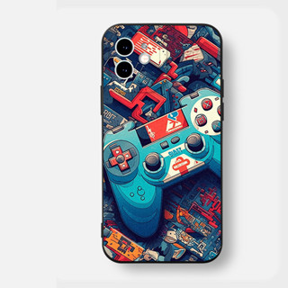 遊戲機時尚手機殼,相容 iPhone 16E 16 Pro MAX 15 Plus 14 Pro 13 Mini 12