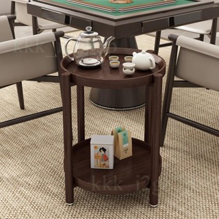 【工廠直銷🎇】可移動麻將邊幾 客廳邊櫃 小茶几 置物架 小桌子 棋牌室茶水架 角幾推車 洽談桌 置物收納桌 床頭櫃