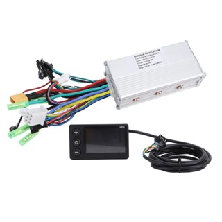 RiToEasysports 500W 無刷控制器,帶正弦模式設計金屬外殼 LCD 顯示儀表套件,用於電動